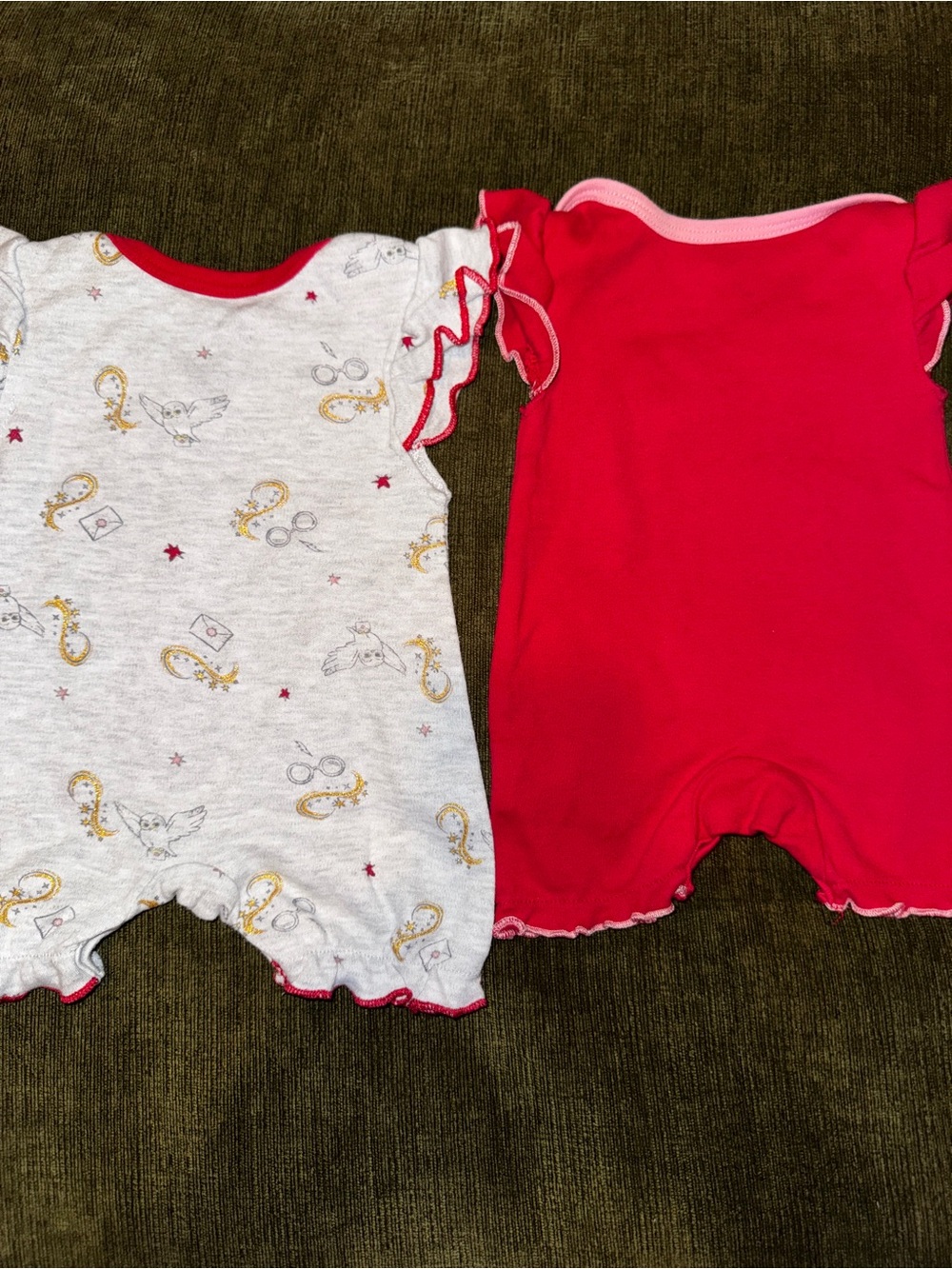 Red 'Future Hogwarts Student' Girls One-Piece Bodysuit - Picture 2 of 3
